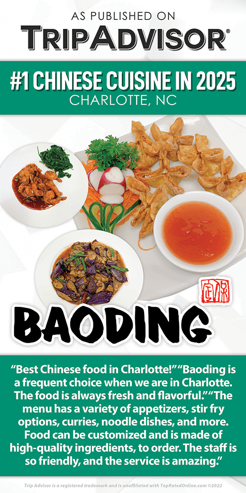 2025 TripAdvisor #1 Chinese Cuisine in Charlotte, NC